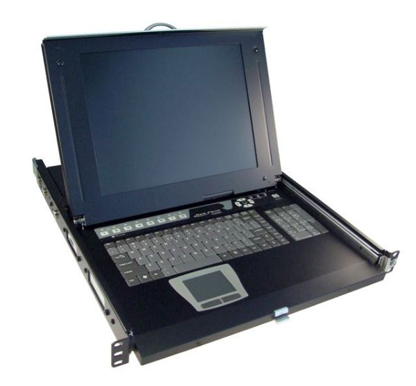IURA108-19 - REXTRON IURA108-19 - All-in-1 Integrated LCD KVM Drawer. 8 Port 19'' Screen Siz 1x console to 8x PS2 or PC''s