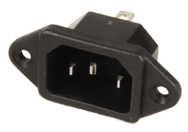 RackPower KNCN12-01 - 10A C14 Inlet screw Mount
