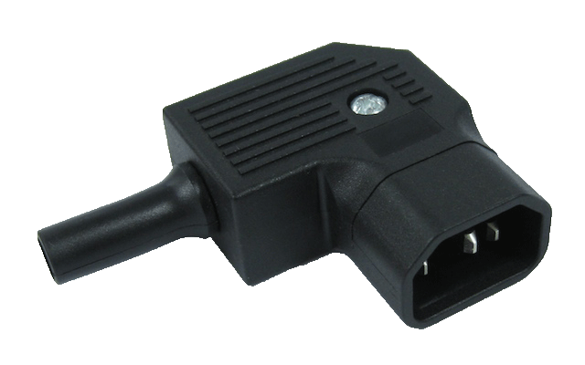 RackPower KNCP19-01 - 10A C14 left entry plug