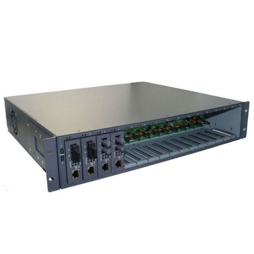LAN-RACK-16 - CTS LAN-RACK-16 - 16 Slot UniverMedia Converter Rack 19'' rack mountable.