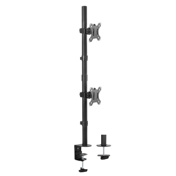 BRATECK LDT12-C02V - 13''-32'' Dual Vertical Articulating Monitor Stand Load 8kgs per Monitor