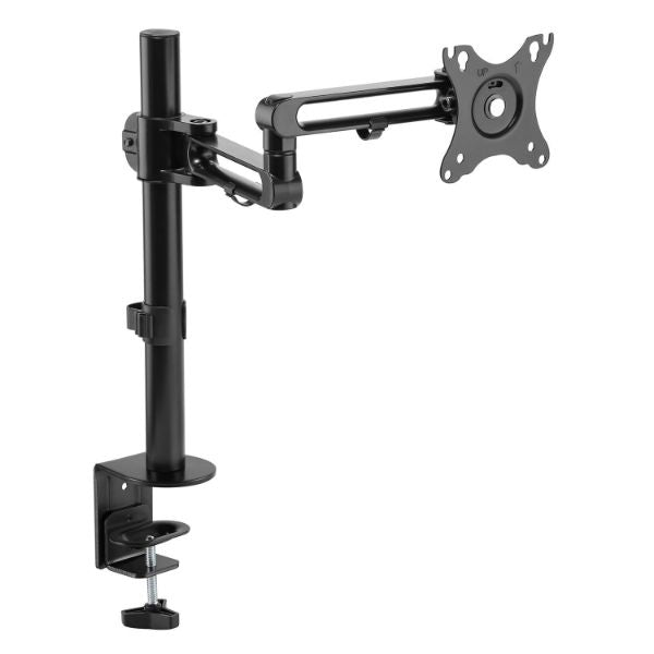 BRATECK LDT30-C012 - 17-32'' Single Monitor Desk Articulating Mount Arm Bracket Free-Tilting Design Clamp