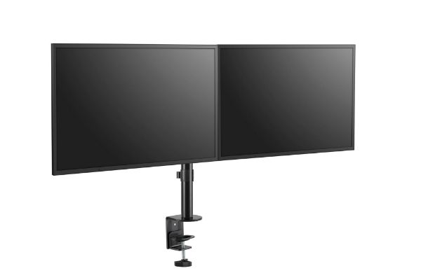 BRATECK LDT30-C024 - 17-32'' Dual Monitor Desk Articulating Mount Arm Bracket Free-Tilting Design
