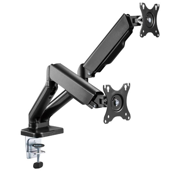 BRATECK LDT46-C024 - Elegant Dual 17''-32'' Counter Balance Monitor Mount Max Load up to 9Kgs Per Arm.