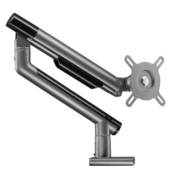 BRATECK LDT49-C012-SG - 17-32'' Premium Slim Aluminium Spring-Assisted Desk Mount Monitor Arm.