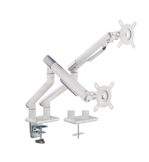 LDT49-C024 - BRATECK LDT49-C024 - 17-32'' Dual Premium Slim Aluminium Spring-Assisted Desk Mount Monitor Arm.