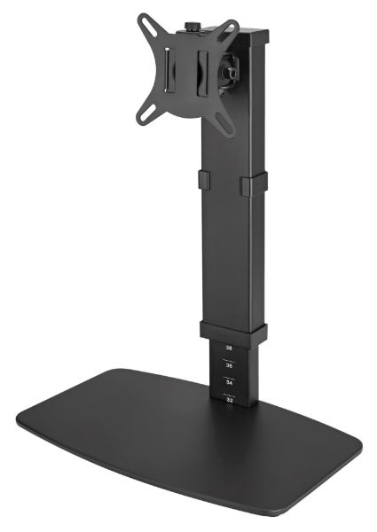 LDT67-T01-BLK - BRATECK LDT67-T01-BLK - 17''-32'' Single Screen Vertical Lift Steel Monitor 10 View Height Settings