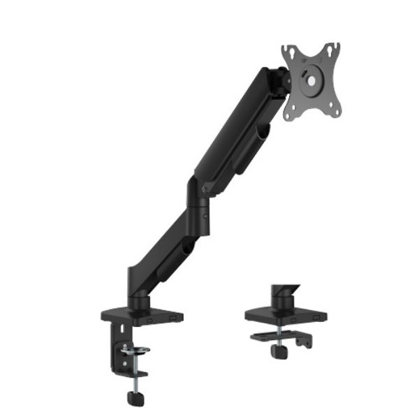 BRATECK LDT97-C012E - 17"-32" Single Monitor Mechanical Spring Monitor Arm. Max Load 9Kgs,  Black