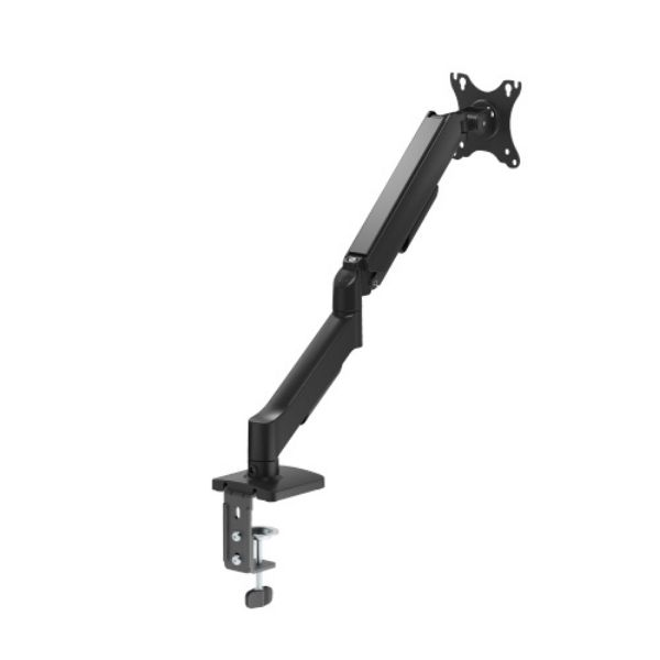 BRATECK LDT97-C012E - 17"-32" Single Monitor Mechanical Spring Monitor Arm. Max Load 9Kgs,  Black