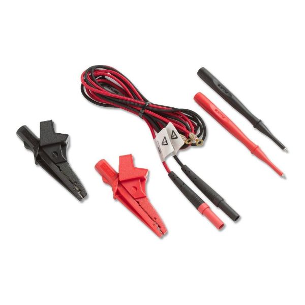 FLUKE LEAD-BANA-CLP - Test Lead 4mm Banana Plugs XL Alligator Clips & Test Probes for TS23 53 & 54