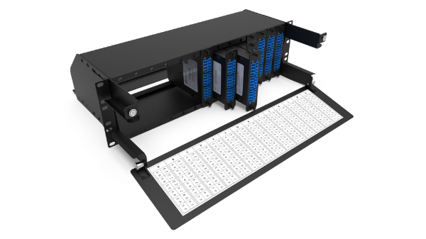 DYNAMIX LGX3U - 3U 19'' 14 Slots LGX Modular Frame Up to 336 Fibre Optic in LC