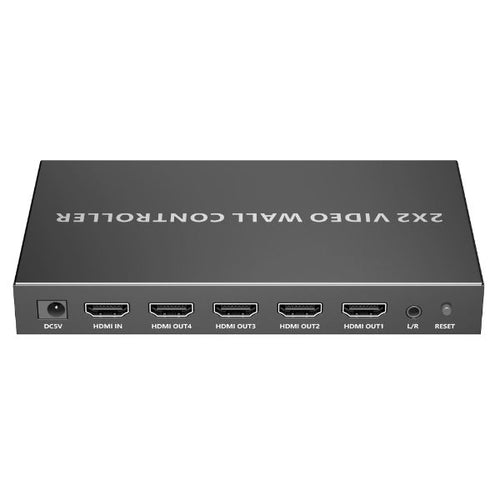 LKV104VW - LENKENG LKV104VW - 2x2 HDMI Videowall Controller w/ 1x HDMI In & 4x HDMI Out. 1920x1200@60Hz Res