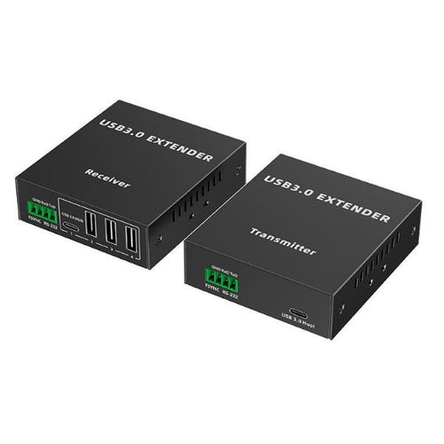 LKV300USB - LENKENG LKV300USB - 4-Port USB-A 3.0 Extender Over Cat5e/6/7 Network Cable. Extend up to 90m (Cat6a)