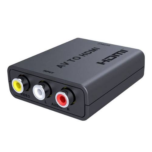LKV3065 - LENKENG LKV3065 - RCA to HDMI Converter. Instantly Converts Upscales AV Media to HDMI @720P/1080P