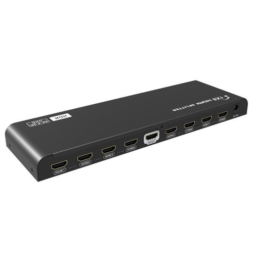 LKV318V2-0-HDR - LENKENG LKV318V2-0-HDR - 1-In-8-out HDMI Splitter w/ HDR & EDID. UHD Res up to 4K2K@30/60Hz