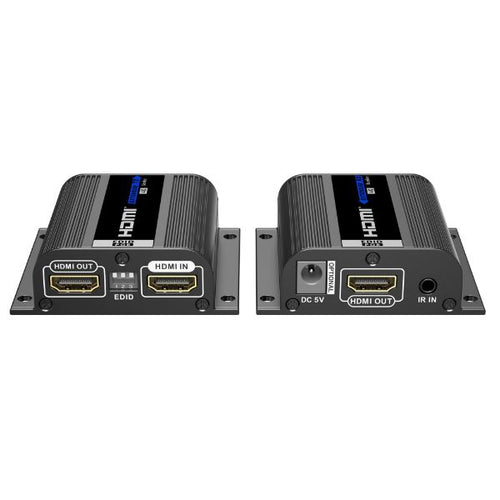 LENKENG LKV372EDID-V4-0 - HDMI & IR Extender Kit over Cat6 w/ EDID switch. Loop out connection Port on Transmitter
