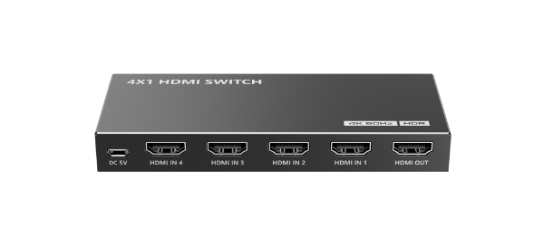 LENKENG LKV401HDR-V3-0 - 4K 4-In-1-out HDMI HDR Switch. Support 12 bit full HD video 3D video 4K x 2K@30/60