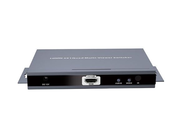 LENKENG LKV401MS - 4-In-1-out HDMI Multiviewer Switch. Displays Video 4x HDMI