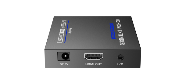 LENKENG LKV565P - HDMI 2.0 Extender over Cat6/6e Kit w/ PoC for Rx. Supports up to 4K@60Hz. Zero