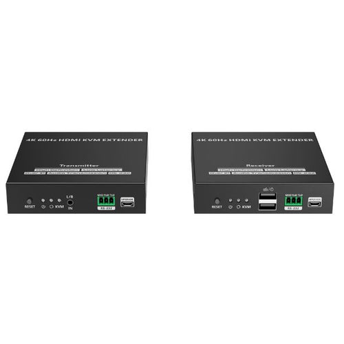 LKV582KVM - LENKENG LKV582KVM - HDMI KVM Extender over Network Cable up to 120m. Multipoint/Point to Point.