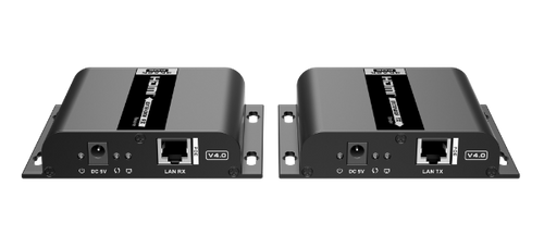 LKV683POE-4-0 - LENKENG LKV683POE-4-0 - 4K2K HDMI POE Extender Over IP CAT5e/6 Network Cable. Transmitter & Receiver.