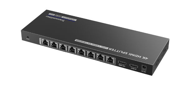 LENKENG LKV728P - 1-In-8-Out 4K@30Hz HDMI Extender. 1x HDMI 8x RJ45 out Compatible w/ CAT6/6a/7 Cables