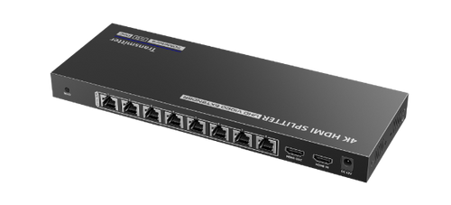 LKV728P - LENKENG LKV728P - 1-In-8-Out 4K@30Hz HDMI Extender. 1x HDMI 8x RJ45 out Compatible w/ CAT6/6a/7 Cables