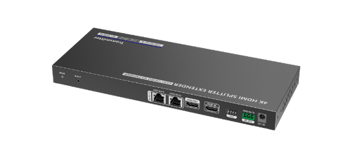 LKV822P - LENKENG LKV822P - 1-In-2-Out 4K@60Hz HDMI Extender. 1x HDMI 2x RJ45 out Compatible w/ CAT6/6a/7 Cables