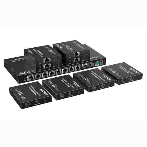 LKV828P-N - LENKENG LKV828P-N - 1-In-8-Out 4K@60Hz HDMI Splitter Extender
