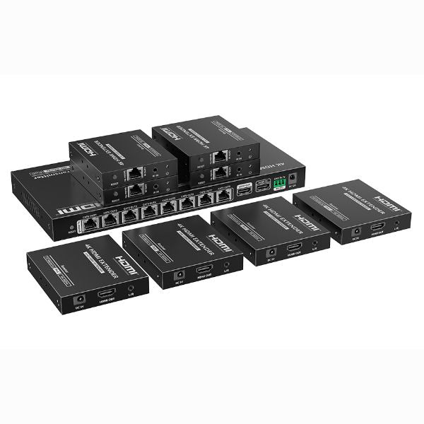 LENKENG LKV828P-N - 1-In-8-Out 4K@60Hz HDMI Splitter Extender