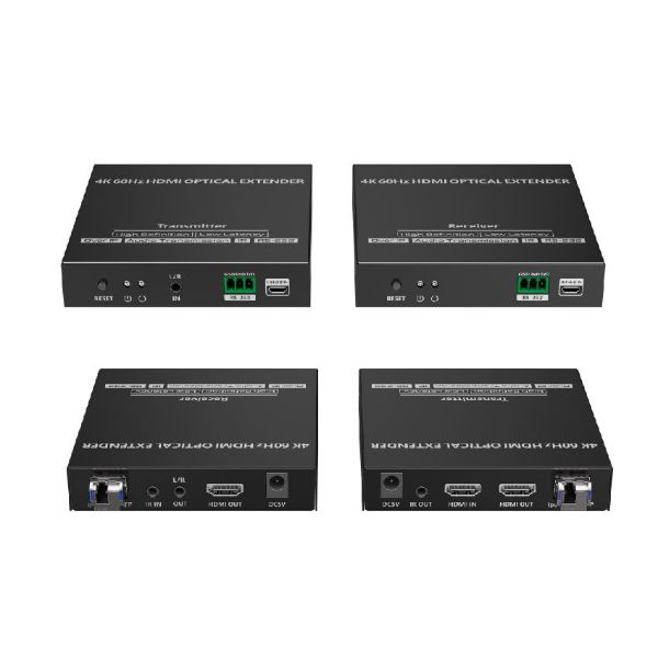 LENKENG LKV982 - 4K@60Hz 40KM HDMI Over IP Optical Extender. One-to-many Connections