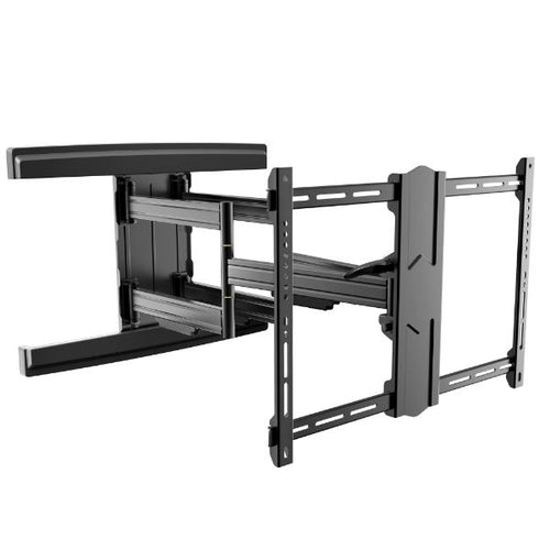 LPA57-466A-BK - BRATECK LPA57-466A-BK - 37''-86'' Full-Motion wall Bracket Max load: 70kg VESA support up to: 600x400.