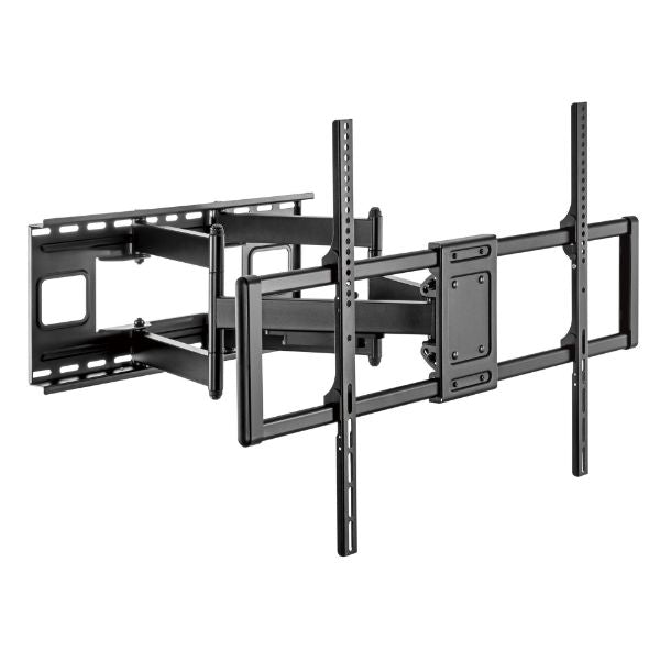 BRATECK LPA77-696 - 60-120'' Heavy-Duty Full Motion TV Wall Mount Bracket Free-Tilting Design