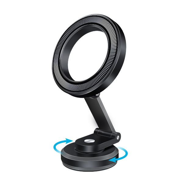 PROMATE MAGHOOP-HG - MagGrip 360 Cradleless Foldable Magnetic Ring phone Holder
