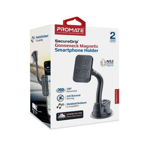 MAGMOUNT-PRO - PROMATE MAGMOUNT-PRO - SecureGrip 360 Cradleless Flexible Magnetic phone Mount Holder.