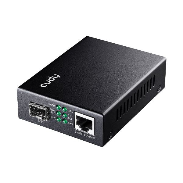CUDY MC220 - Gigabit SFP Media Converter Gigabit RJ45 Port to SFP Slot Gigabit 10/100/1000Base RJ45 t