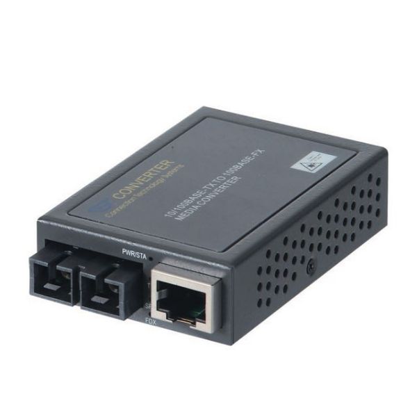 CTS MCT-100BTFCSM30 - 10/100Base-TX to 100Base-FX SC Singlemode Media Converter Compact Fast Ethernet 30Km
