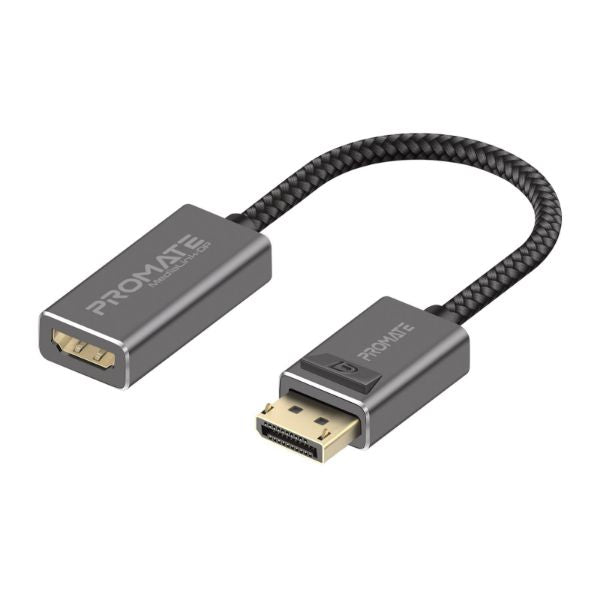 PROMATE MEDIALINK-DP - DisplayPort to HDMI Adapter Max HDMI Resolution 4K/60Hz Superior Stability