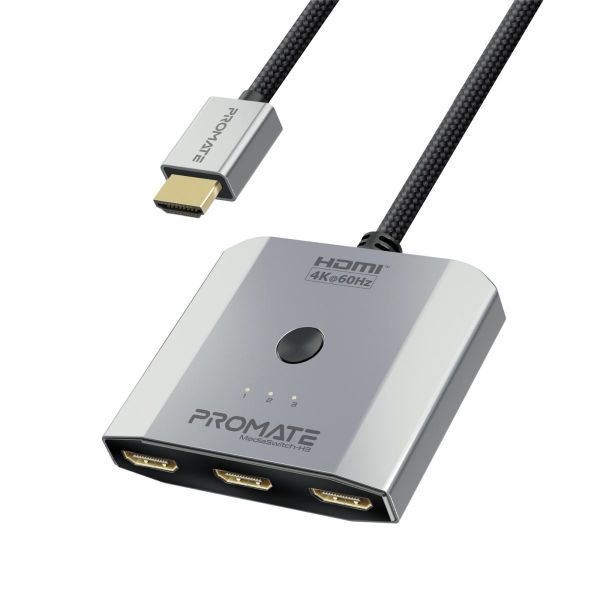 PROMATE MEDIASWITCH-H3 - 3-in-1 Triple HDMI Switch
