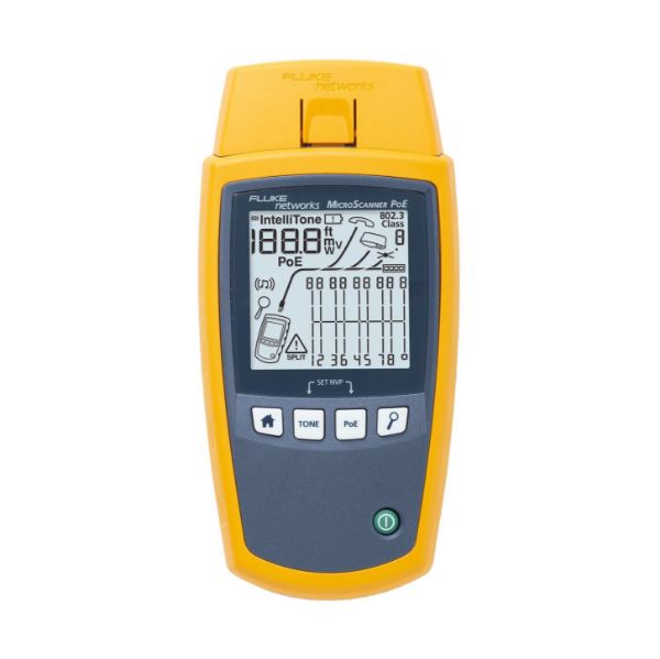 MS-POE-KIT - FLUKE MS-POE-KIT - MicroScanner PoE Kit Professional Cable Verifier. Remote Identifiers #2-7