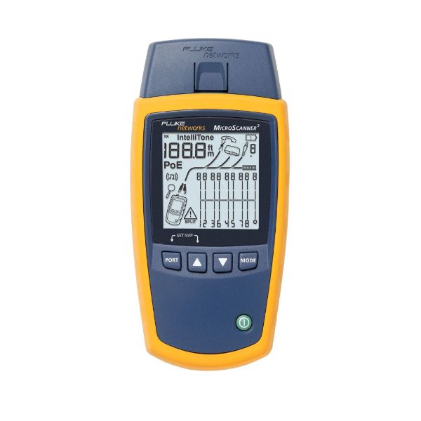 FLUKE MS2KIT - MicroScanner2 Kit Professional Cable Verifier. Remote Identifiers #2-7