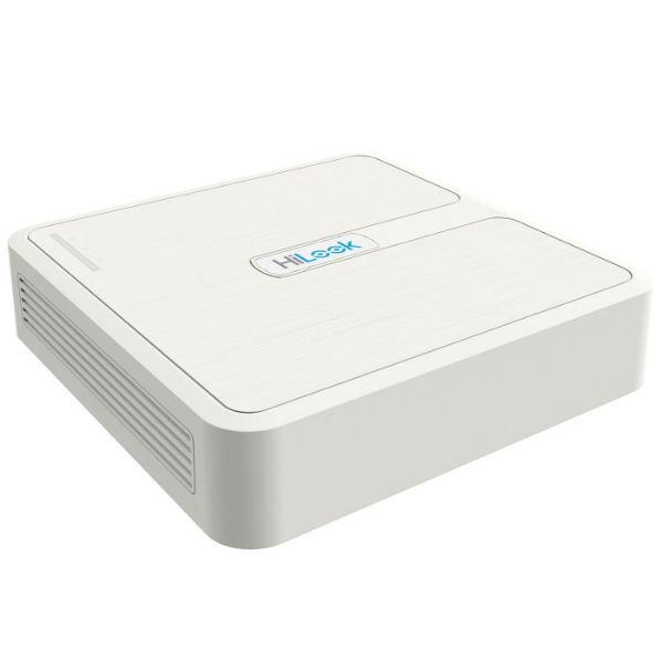 HiLook NVR-104H-D-4P - 4-Channel 1U 4 PoE NVR w/ Up to 6MP Resolution. Supports H.265/+ H.264/+ 36W