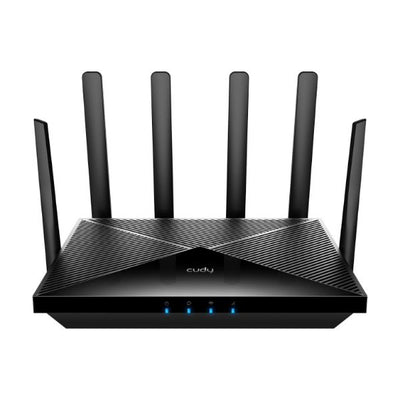 CUDY P5-5G – 5G SA/NSA AX3000 Wi-Fi 6 Router mit 2x Nano-SIM-Steckplätzen. 5G Rel. 16 mit max. 3,4 Gbit/s