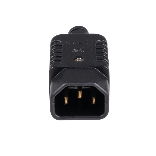 DYNAMIX PA-IEC14 - Re-wire able IEC Male C14 10A plug Termination: Screw Terminals