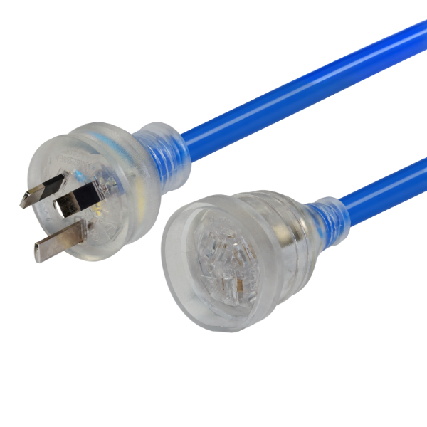 DYNAMIX PEXT15A25 - 25m Extension Lead 15A Extra Heavy Duty Industrial 3 Core 1.5mm Cable Blue
