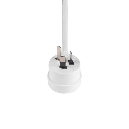 PEXT2MT - DYNAMIX PEXT2MT - 2m Tapon Extension Lead 10A Standard Duty 3 Core 1.0mm Cable White