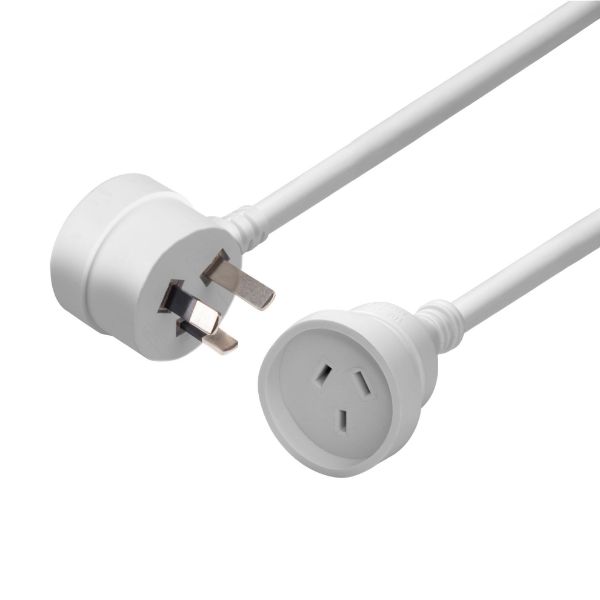 DYNAMIX PEXT5MT - 5m Tapon Extension Lead 10A Standard Duty 3 Core 1.0mm Cable White
