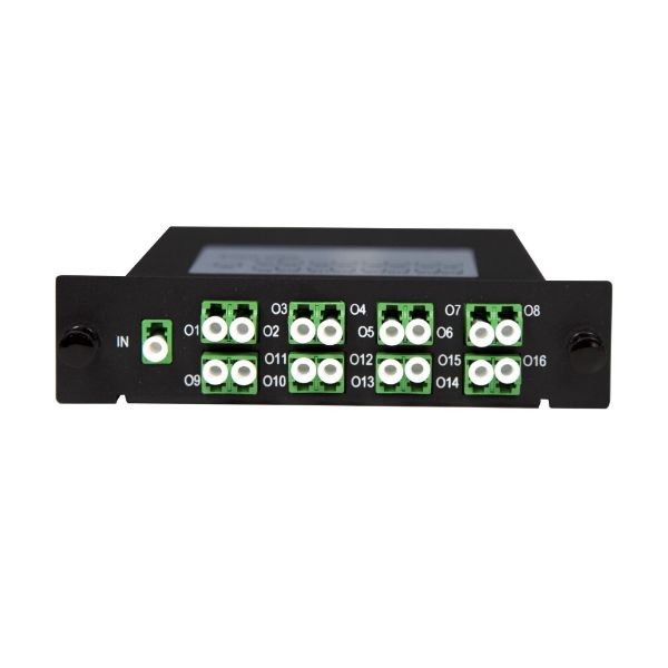 DYNAMIX PLC-LCAPC-116 - PLC FibreOptic 1:16 LC/APC Splitter Cassette Module 1x IN & 16x Out