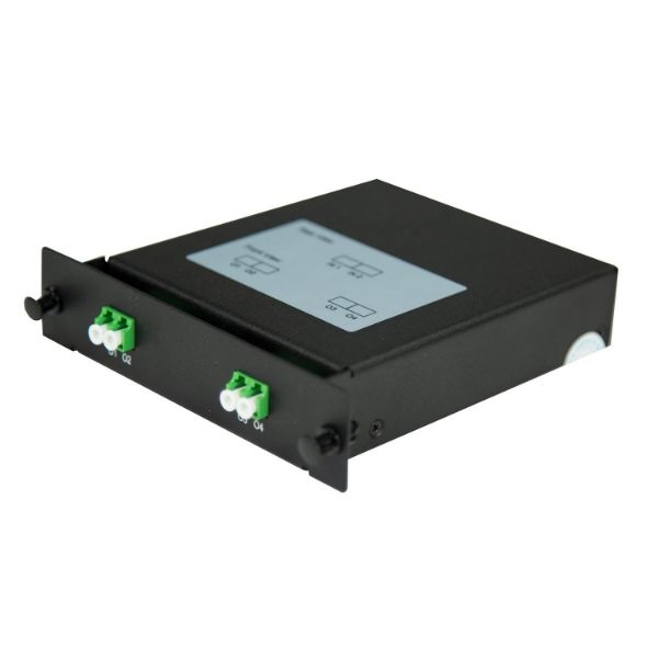 DYNAMIX PLC-LCAPC-24R - PLC Fibre Optic 2:4 LC/APC Splitter NON-Cassette Rear Input Module 2x IN & 4x Out