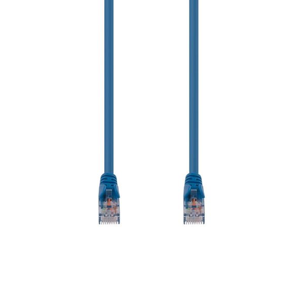 DYNAMIX PLE-C6A-PP - 0.3m Cat6 Blue UTP Patch Lead T568A 250MHZ 24AWG Unshielded Plug.